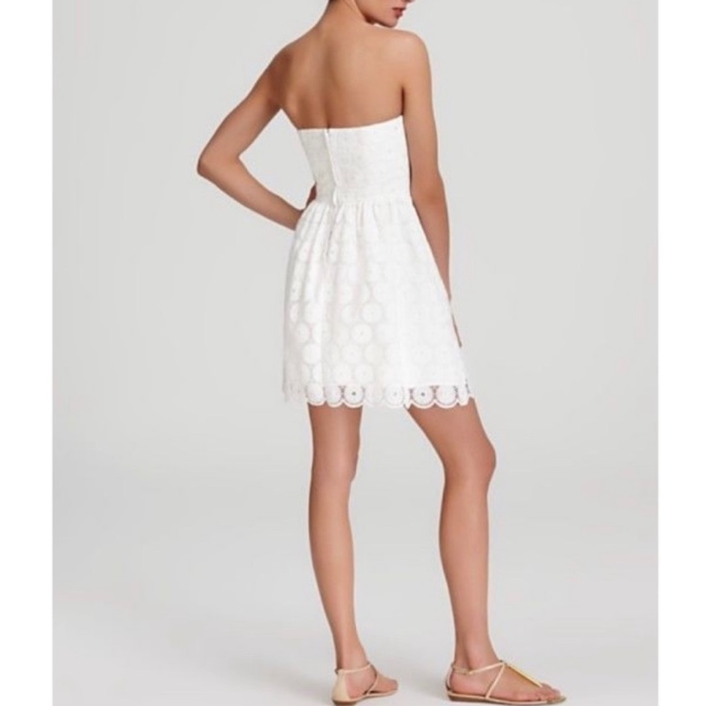 Gorgeous Lilly Pulitzer faux pearl strapless sundress! - Picture 4 of 14
